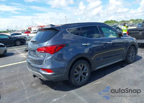 2017 Hyundai Santa Fe Sport 2.0T Ultimate из США, поврежденный, VIN 5XYZW4LA5HG463937